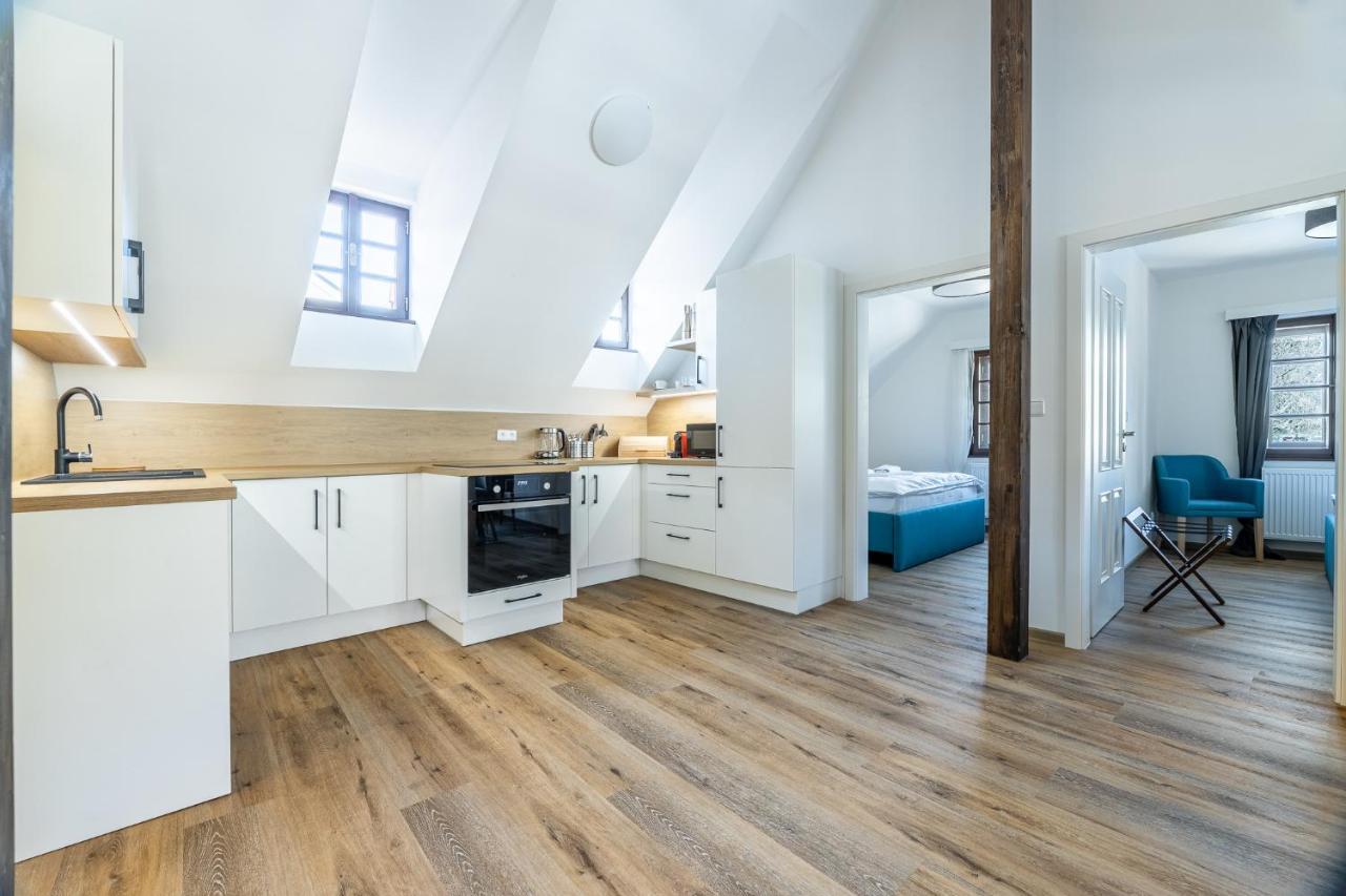 Residence Wurmfeld - Rodinny Apartman S 3 Loznicemi Český Krumlov Dış mekan fotoğraf